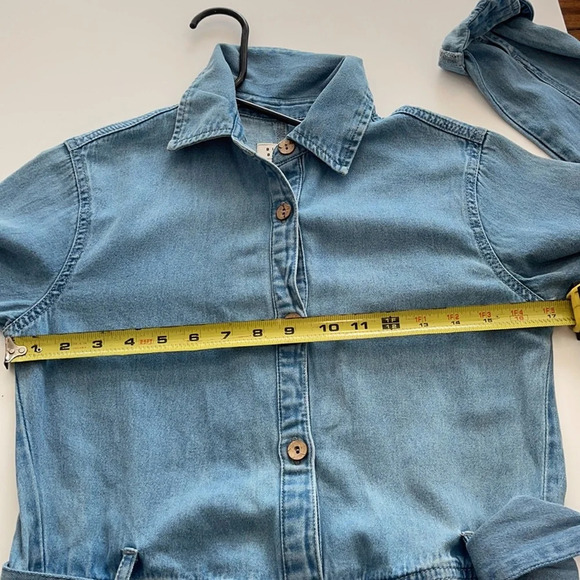Billabong Salty Blonde Sunday Uniform denim work jumpsuit overalls size XS/6 - Picture 11 of 16